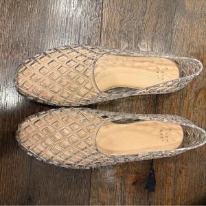 Clear Woven Flats